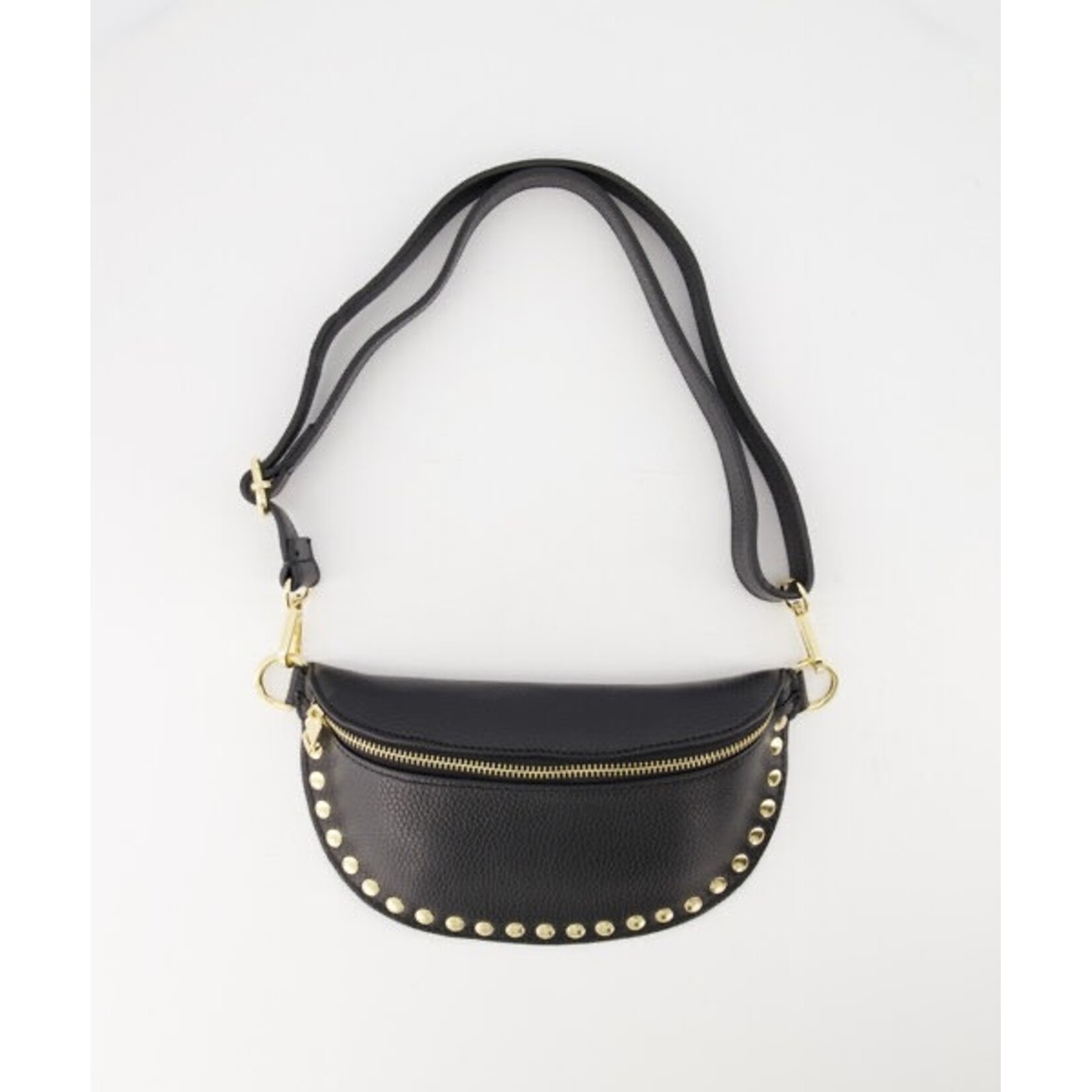 Leren Bumbag Debby zwart