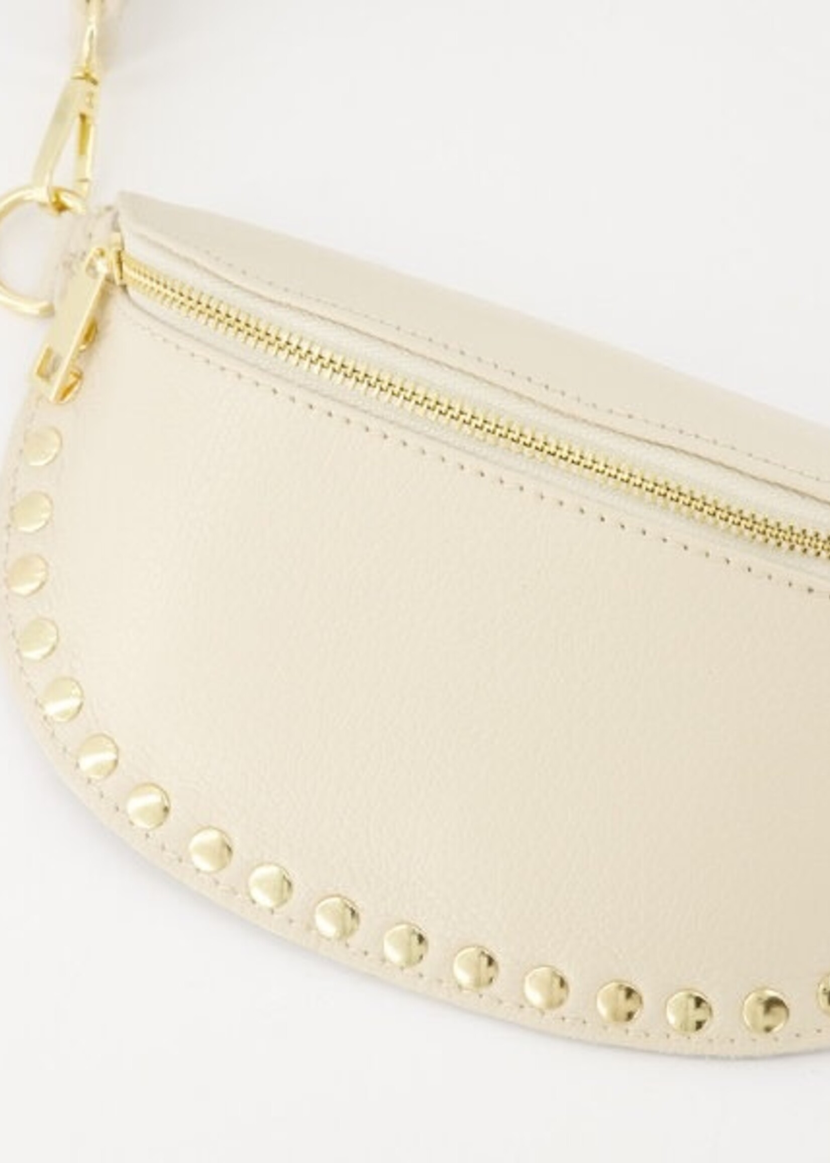 Leren Bumbag Debby beige