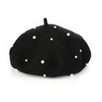 Baret parels zwart