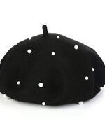 Baret parels zwart
