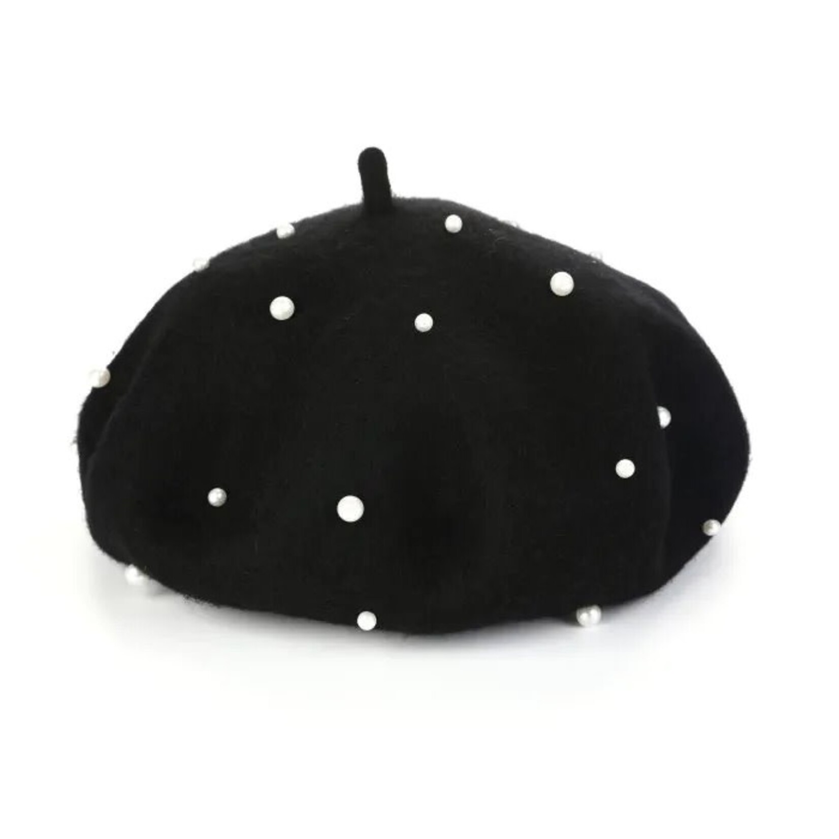 Baret parels zwart