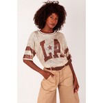 Shirt Gwen paillet LA bordeaux rood