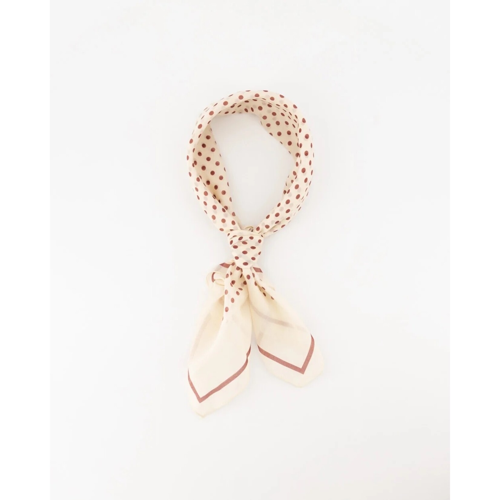 Sjaaltje Astrid polka dots bordeaux