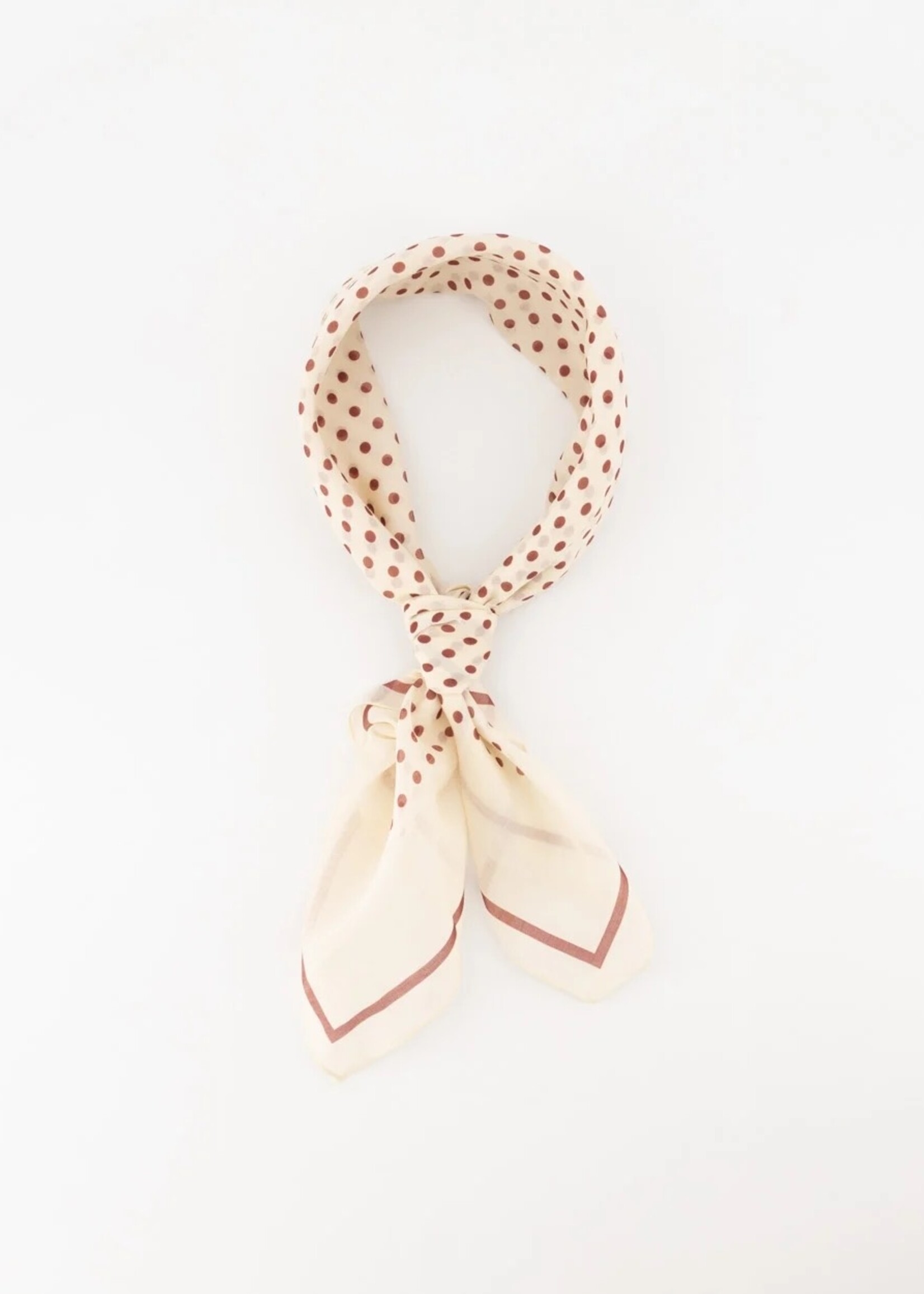Sjaaltje Astrid polka dots bordeaux