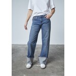Sisters Point Onea straight turnup jeans denim