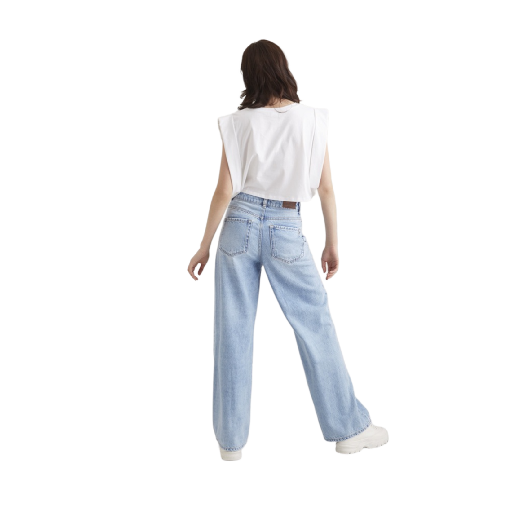 C.O.J. COJ Maria wide jeans light blue