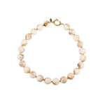 ByShir By Shir ketting statement kralen beige
