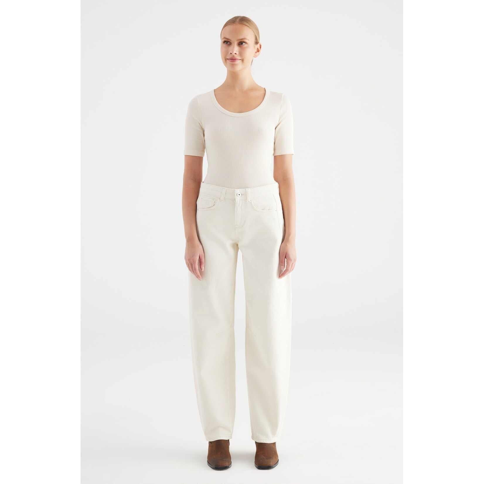 C.O.J. COJ Clara Ballon jeans ecru