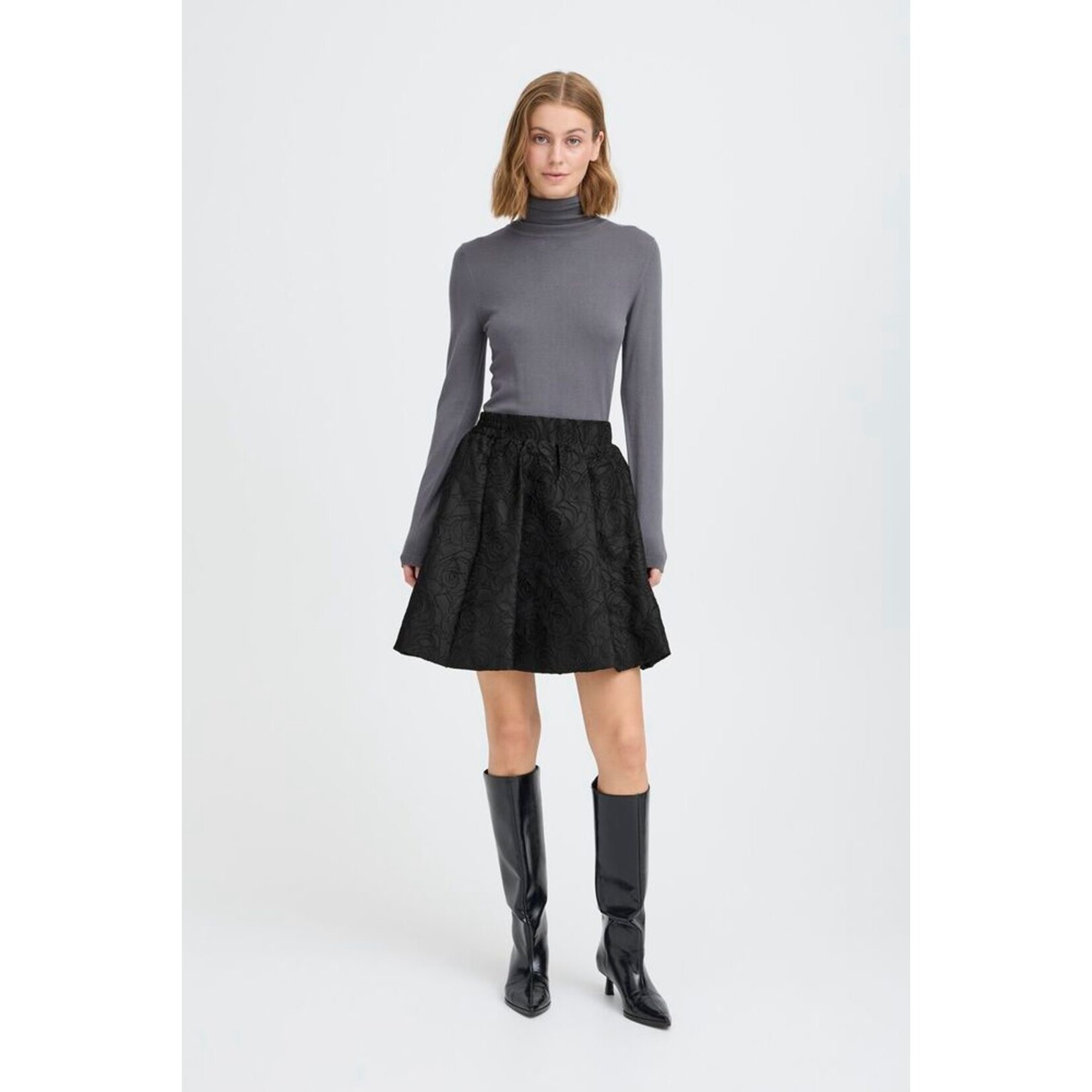 ICHI Ihkilua rok kort jacquard