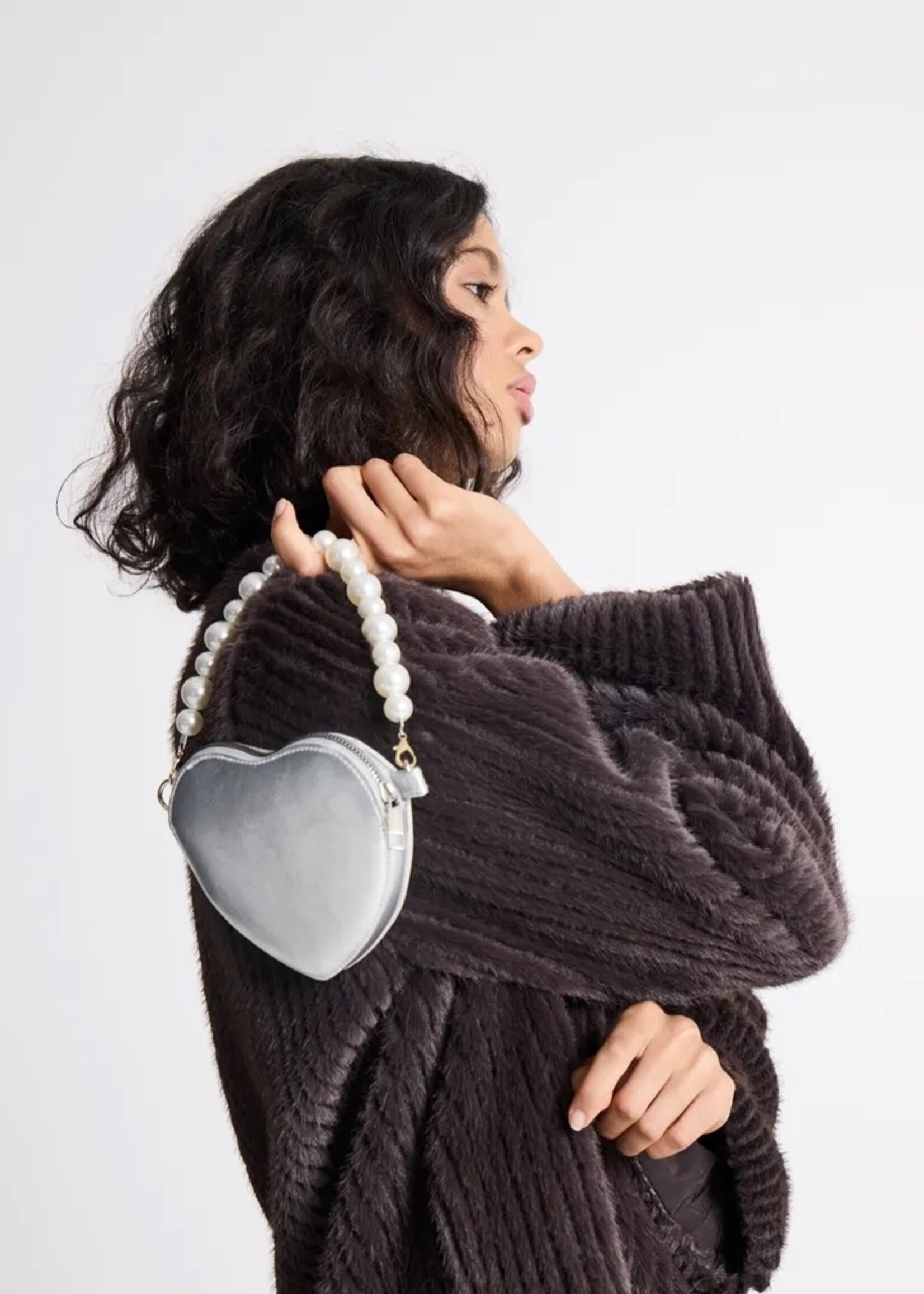 ICHI Iabetina tas zilver parels