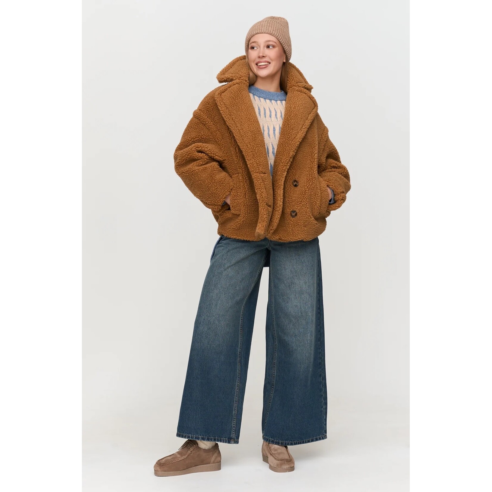 24Colours 24Colours teddy jas Maan camel