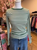 24Colours 24Colours Anna streep LS shirt groen