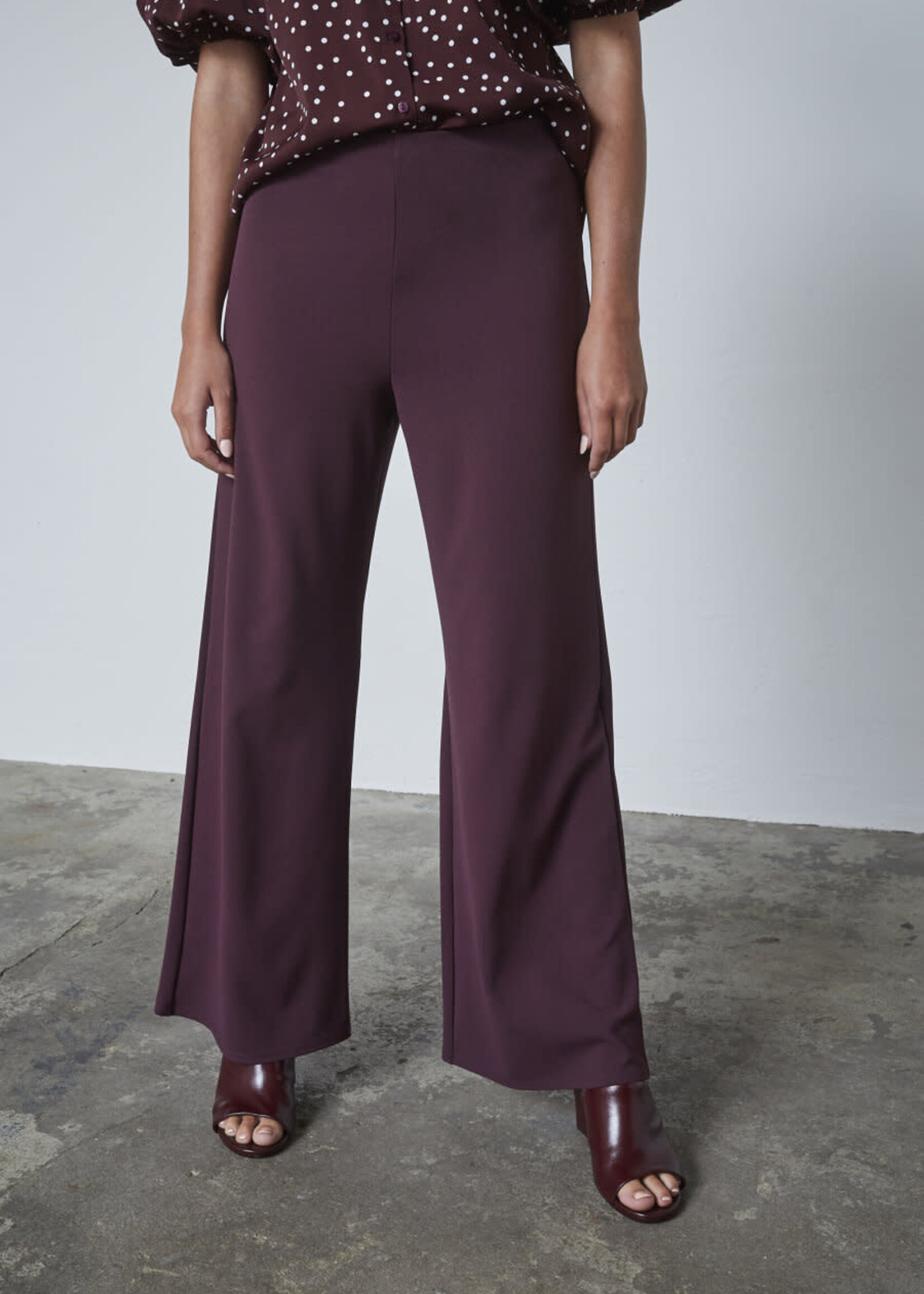 Sisters Point Glut Pants deep Bordeaux