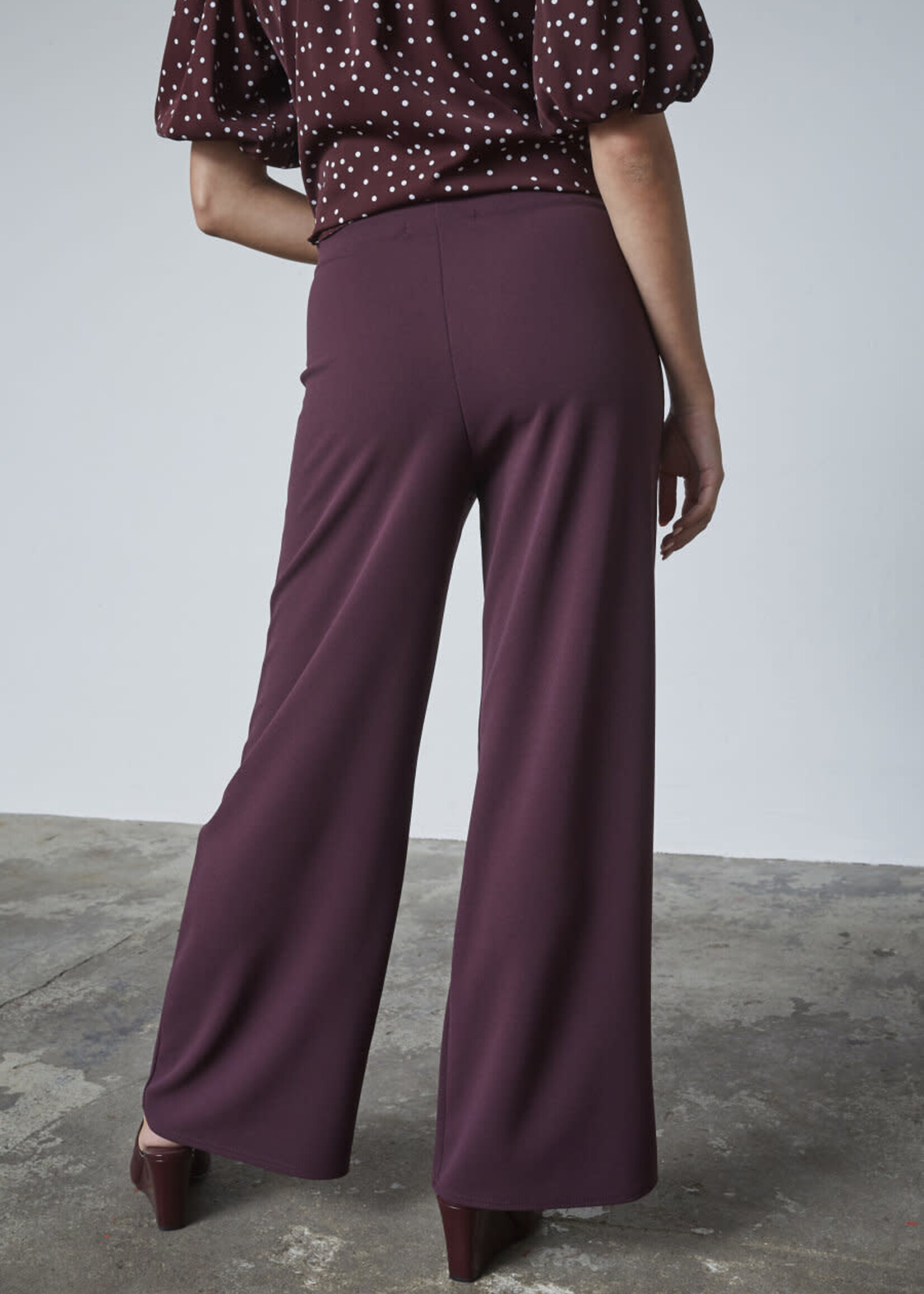Sisters Point Glut Pants deep Bordeaux