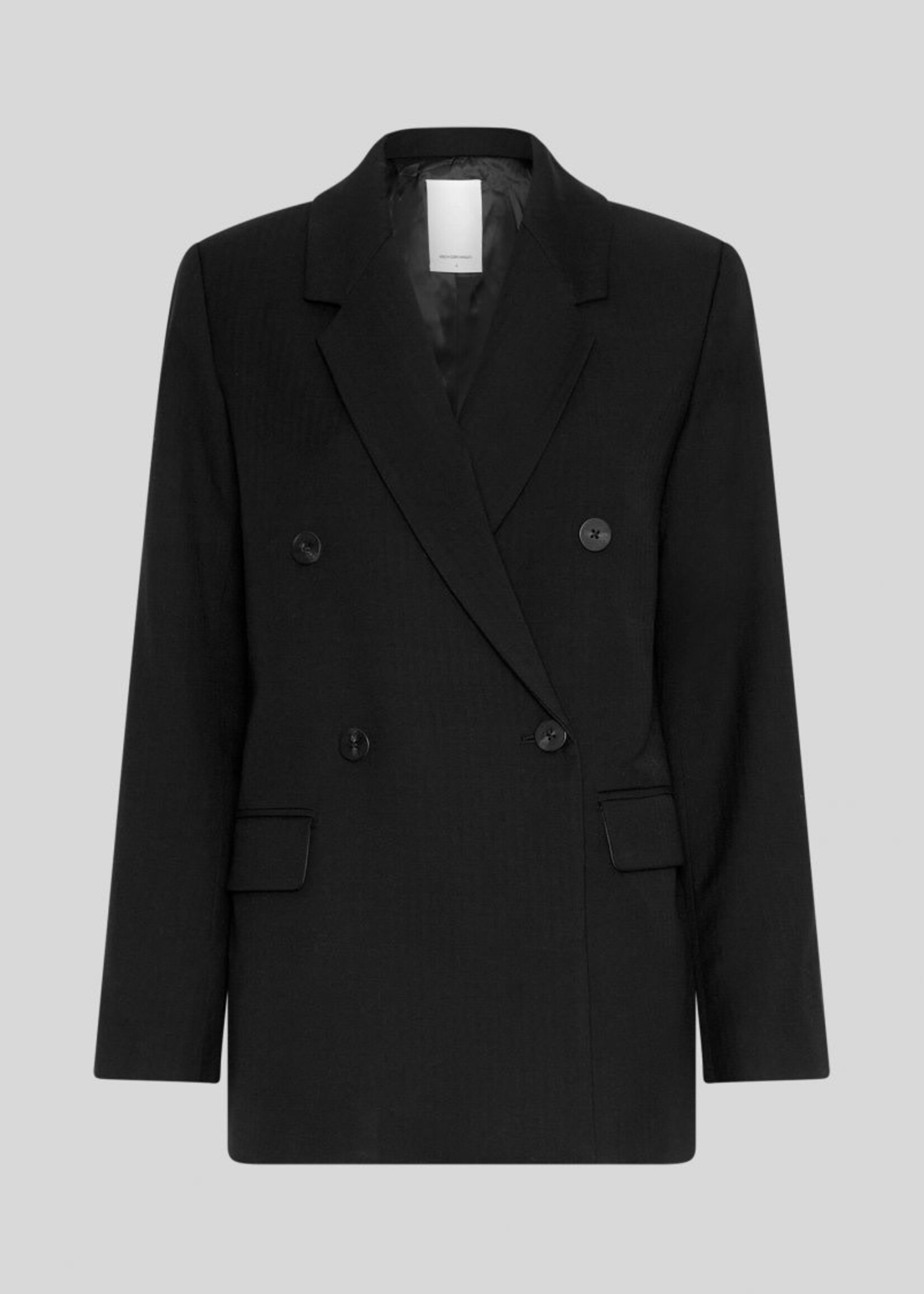 Moss Copenhagen Machella oversized blazer zwart