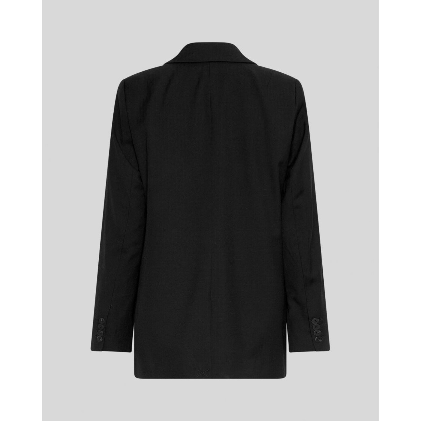 Moss Copenhagen Machella oversized blazer zwart