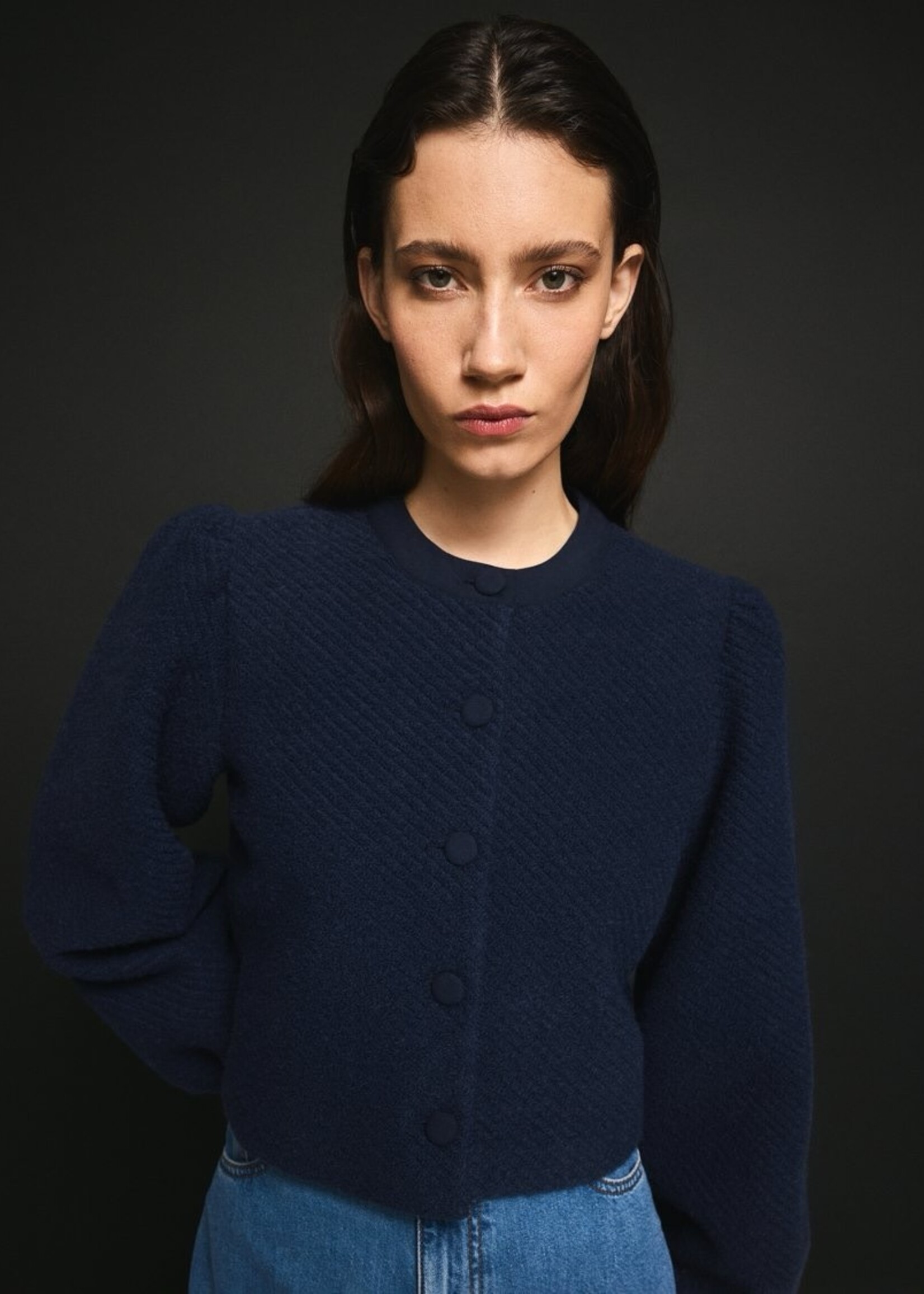 Moss Copenhagen Dazzle jasje Navy