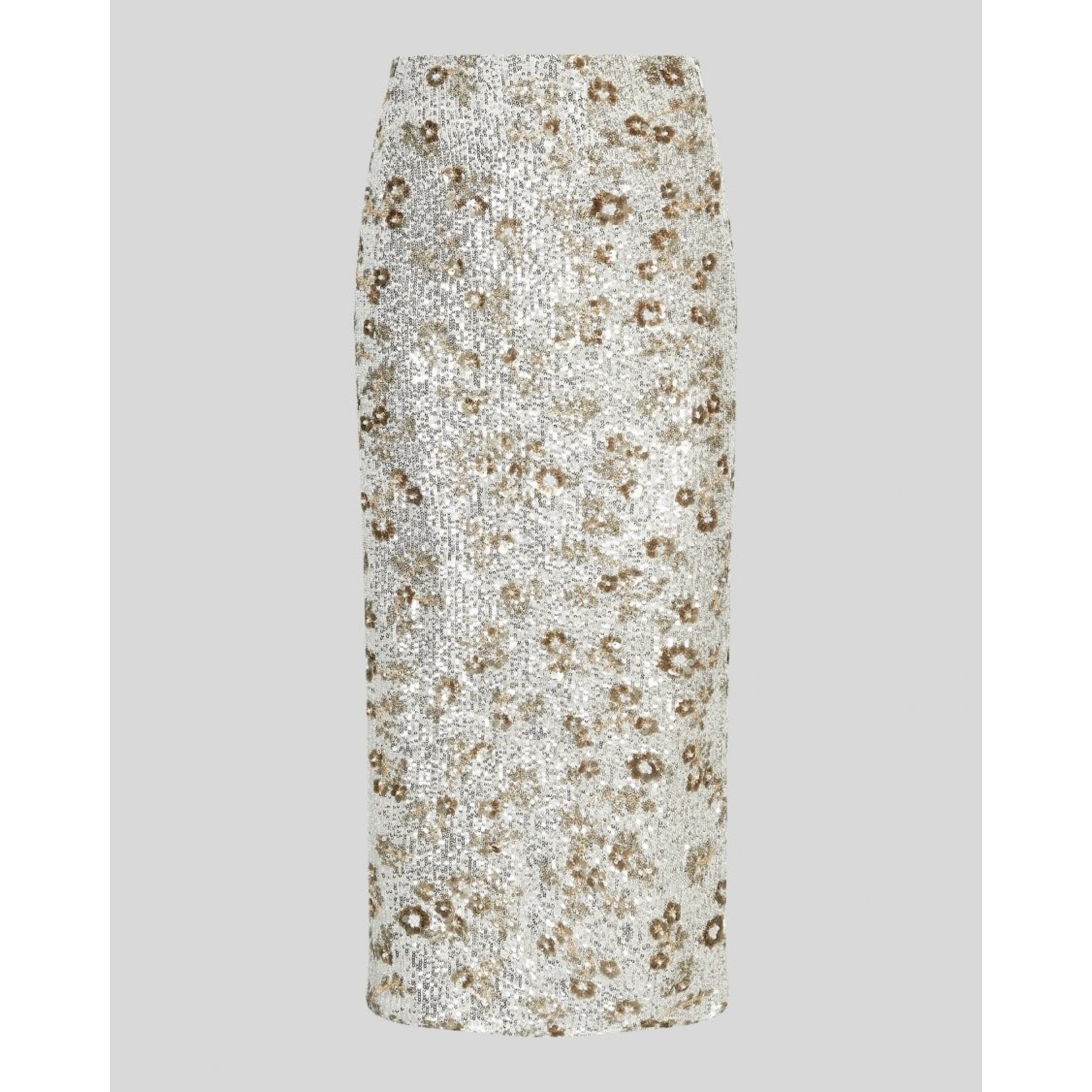 Moss Copenhagen Magnolia lange rok paillet