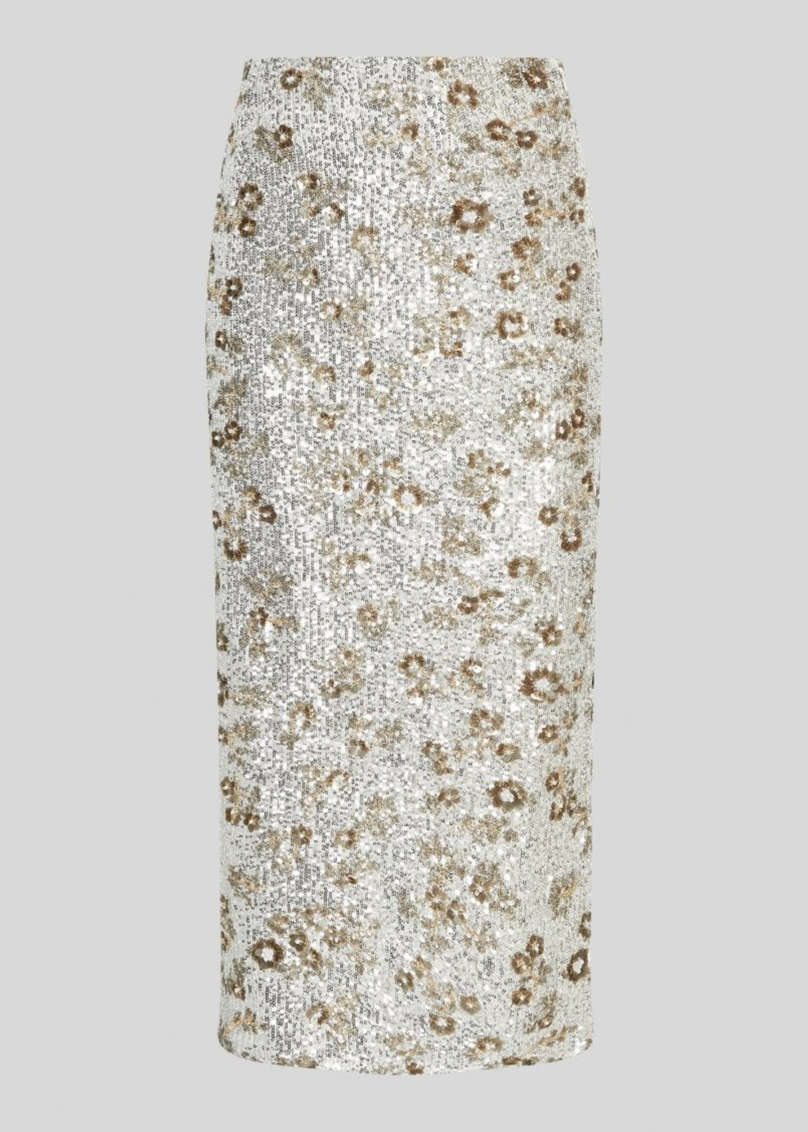 Moss Copenhagen Magnolia lange rok paillet