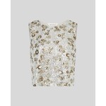 Moss Copenhagen top Magnolia paillet