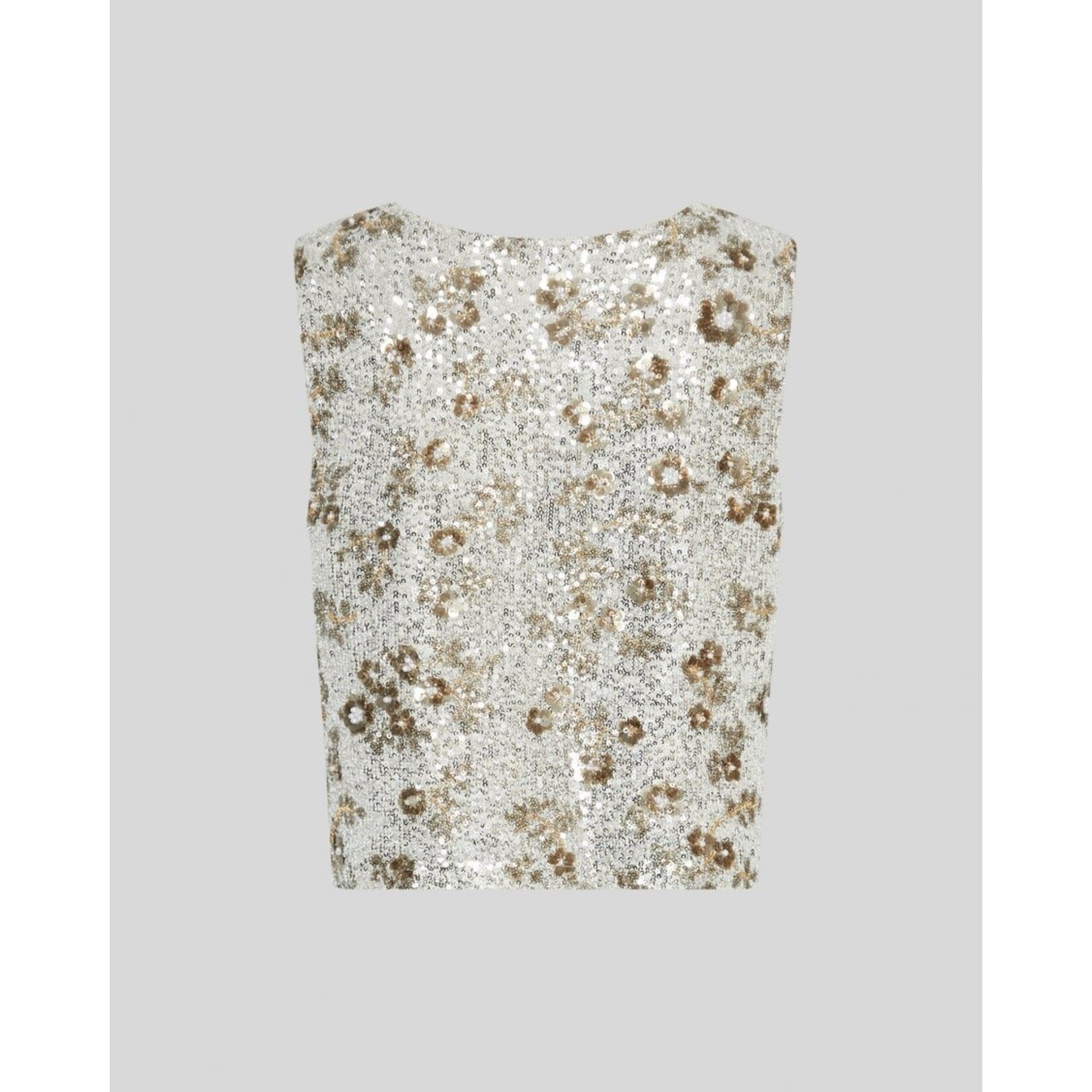 Moss Copenhagen top Magnolia paillet