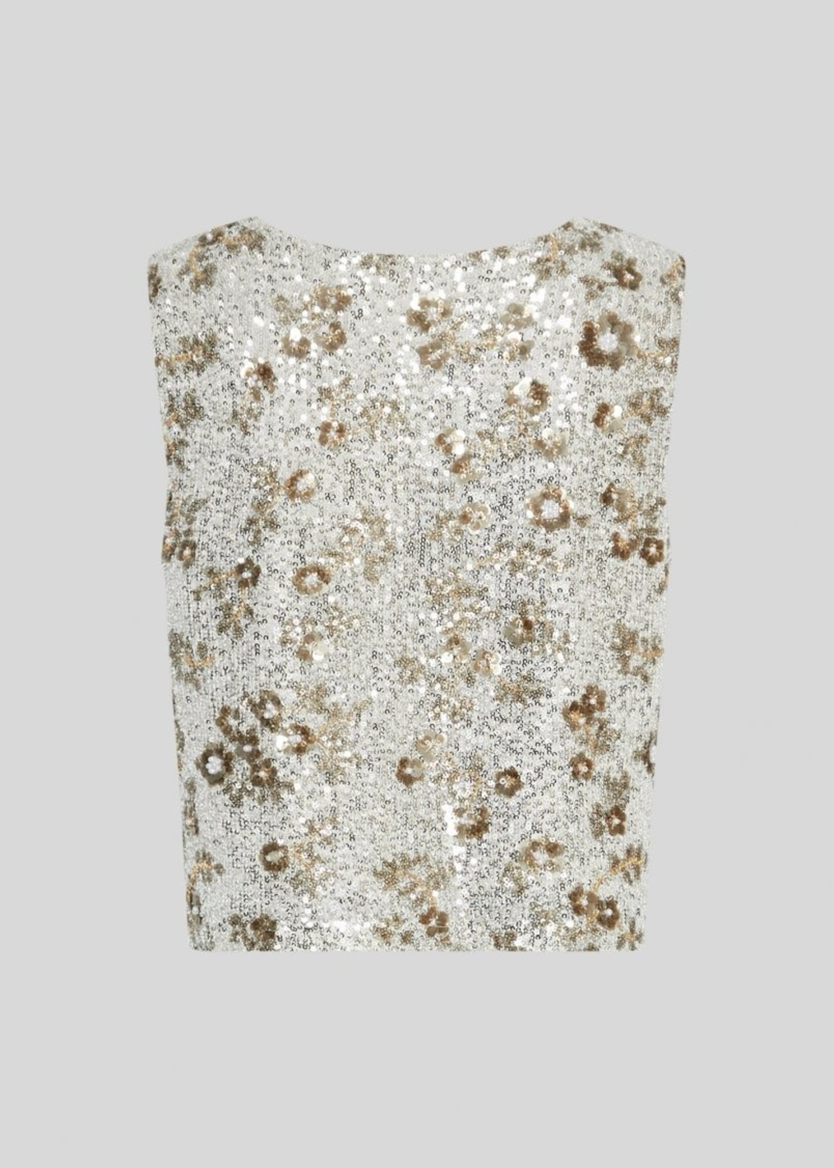 Moss Copenhagen top Magnolia paillet