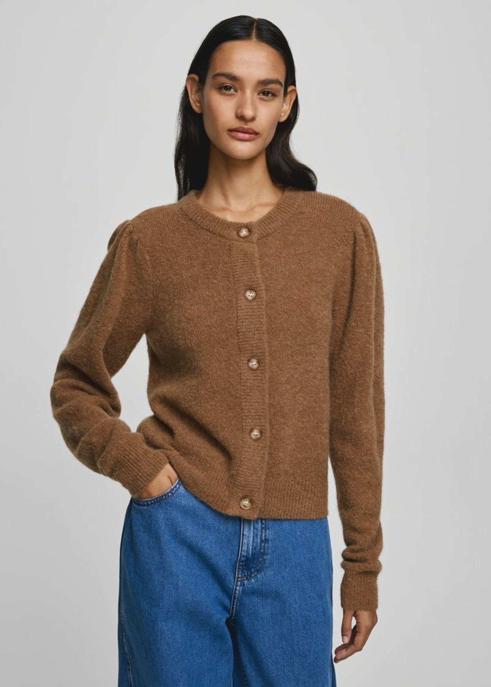Moss Copenhagen Miabelle Hope vest caramel