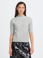 ICHI Macon pullover grijs