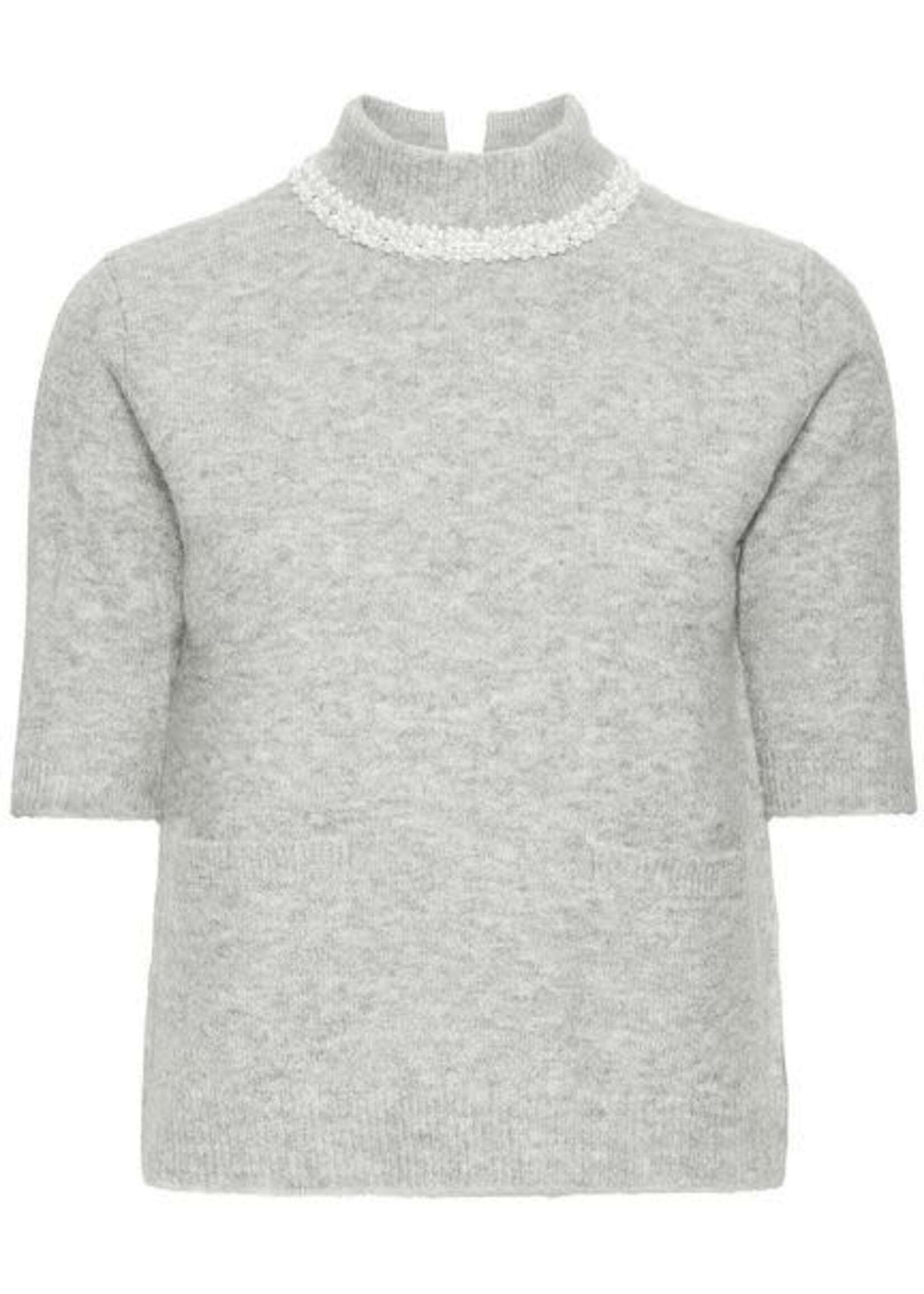 ICHI Macon pullover grijs