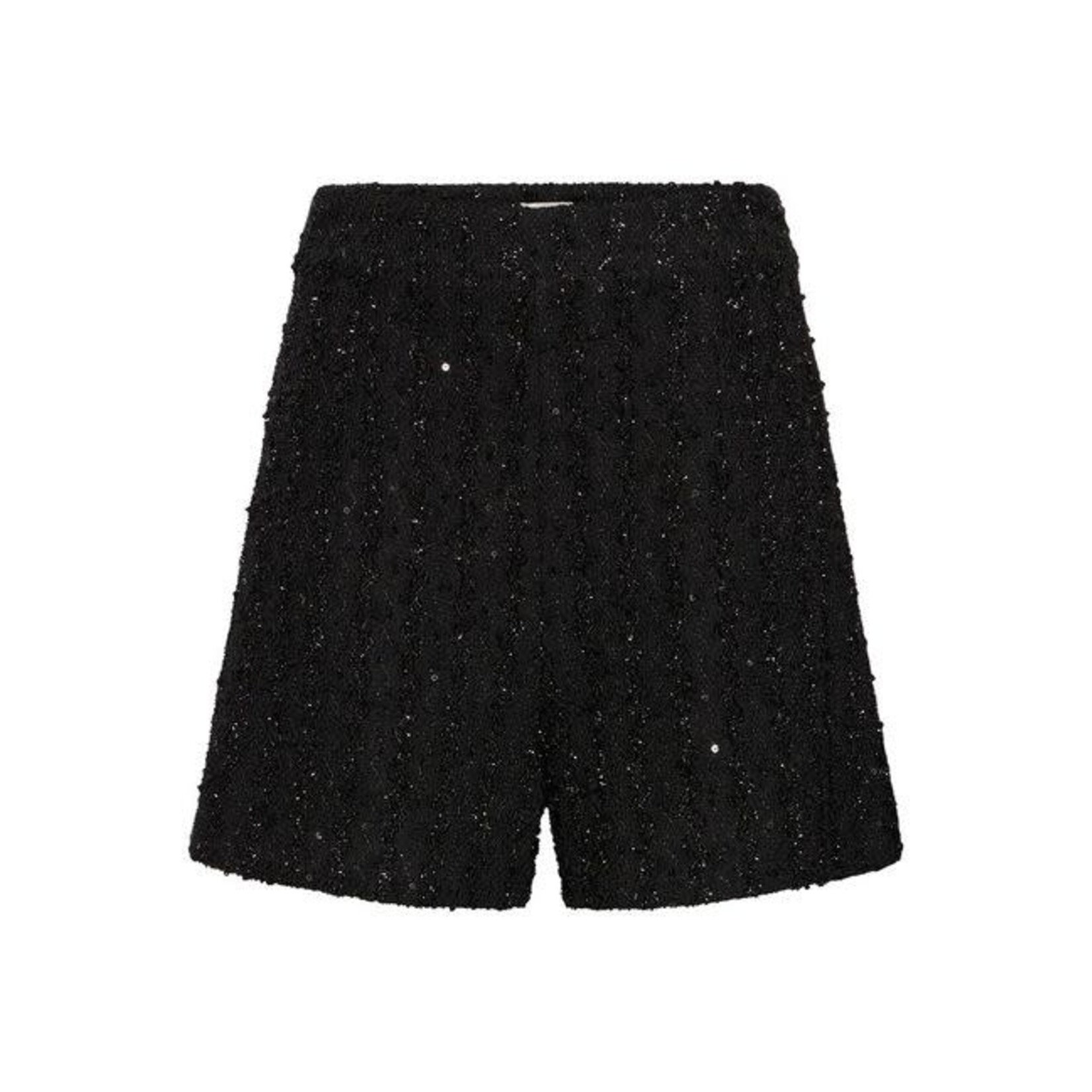 ICHI Ninky short glitter zwart