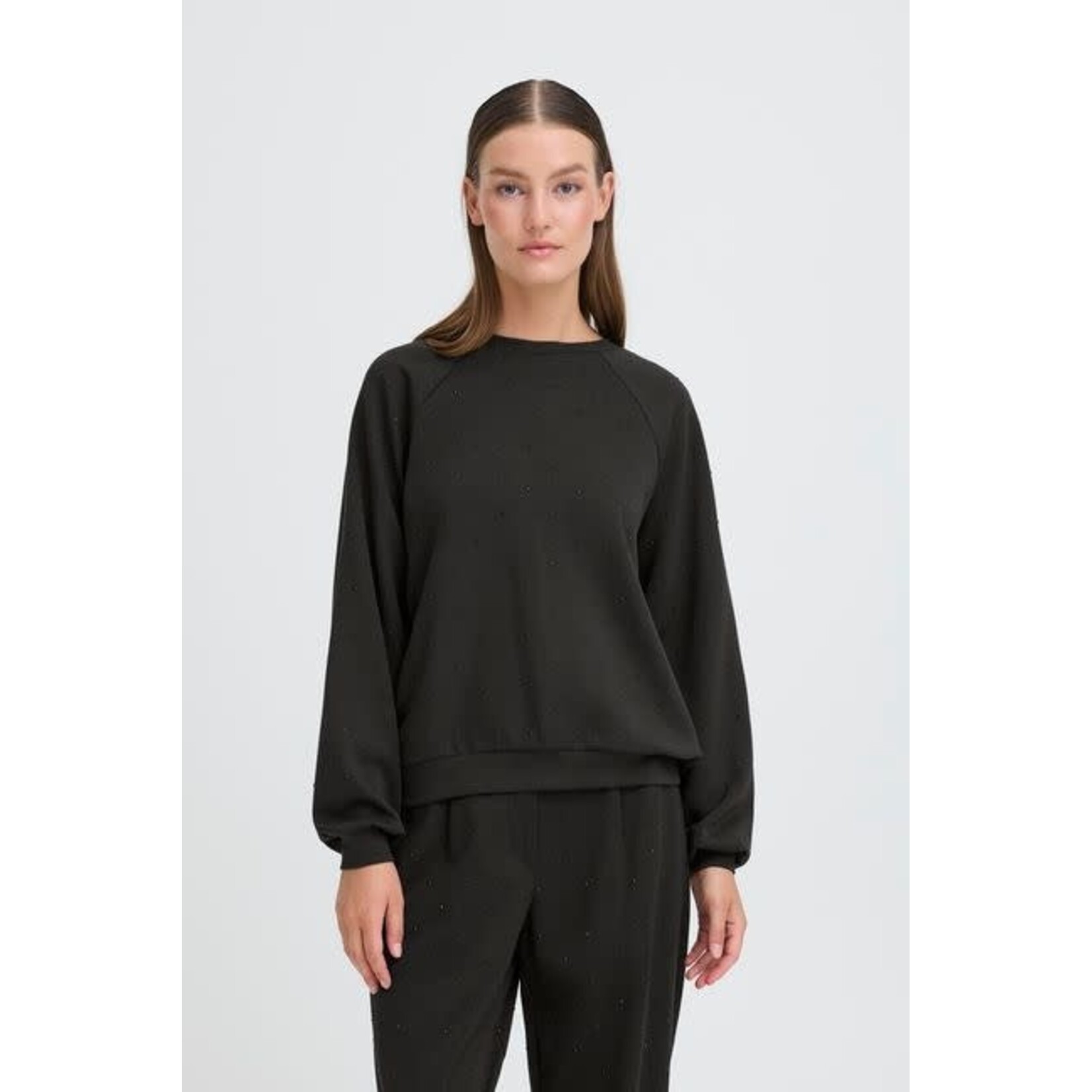 ICHI Amias trui zwart