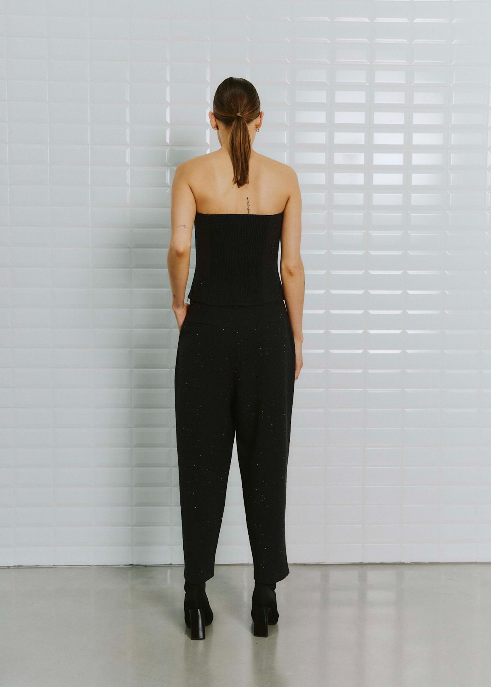 With Black With Black Silja broek zwart