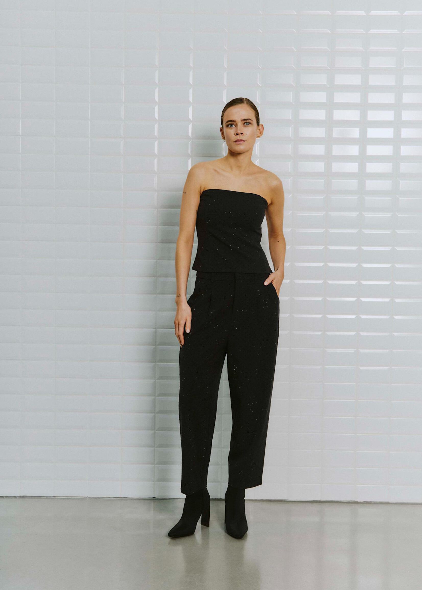 With Black With Black Silja broek zwart