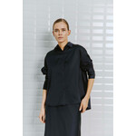 With Black With Black Dagmar blouse donker blauw