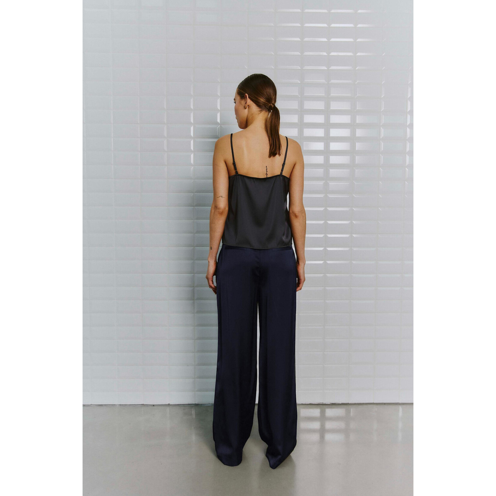 With Black With Black Dagmar broek donker blauw