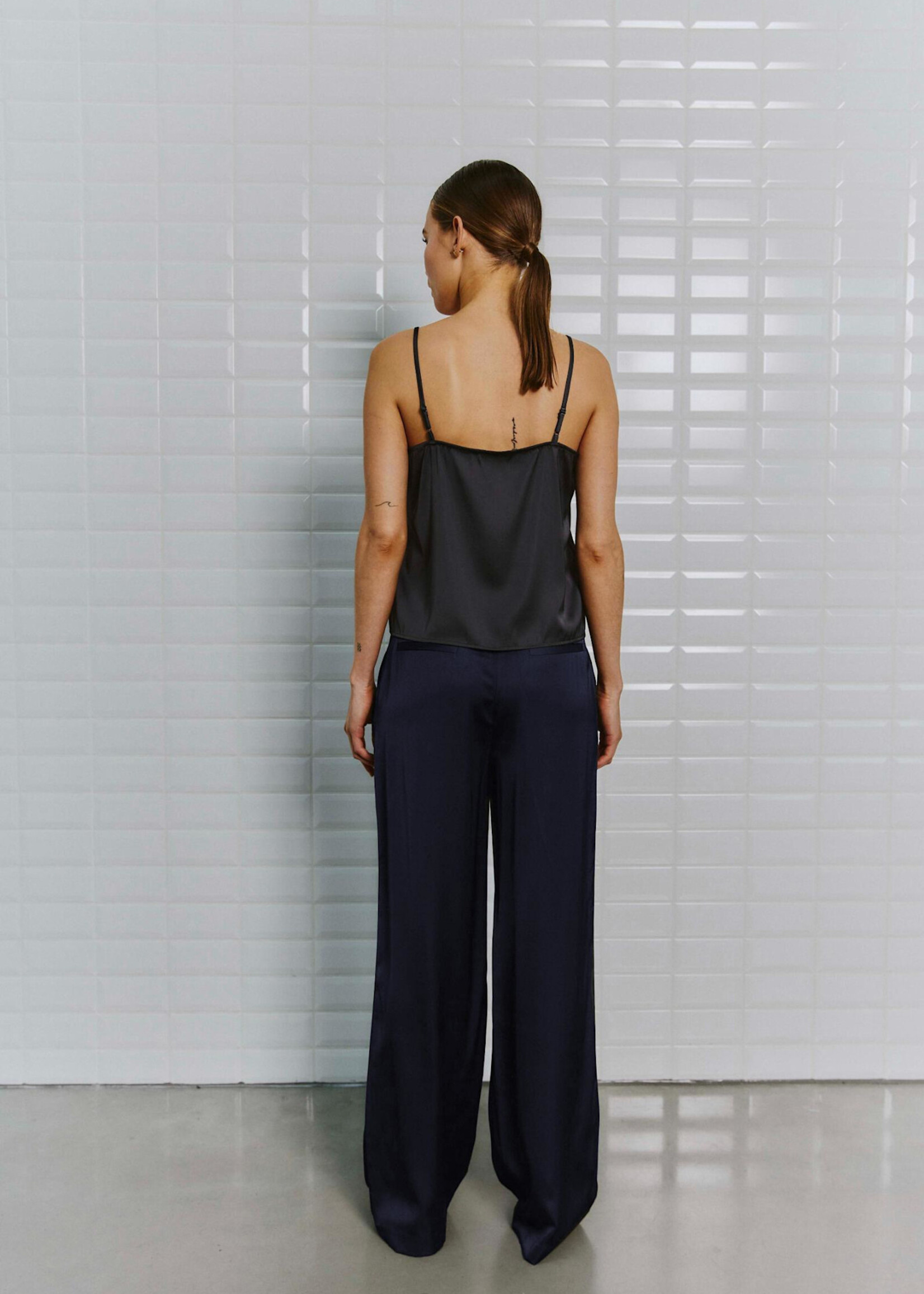 With Black With Black Dagmar broek donker blauw