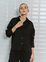 With Black With Black Dagmar blouse zwart