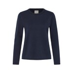 ICHI Ihluls LS top gebreid navy