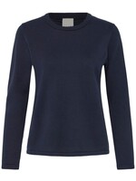 ICHI Ihluls LS top gebreid navy