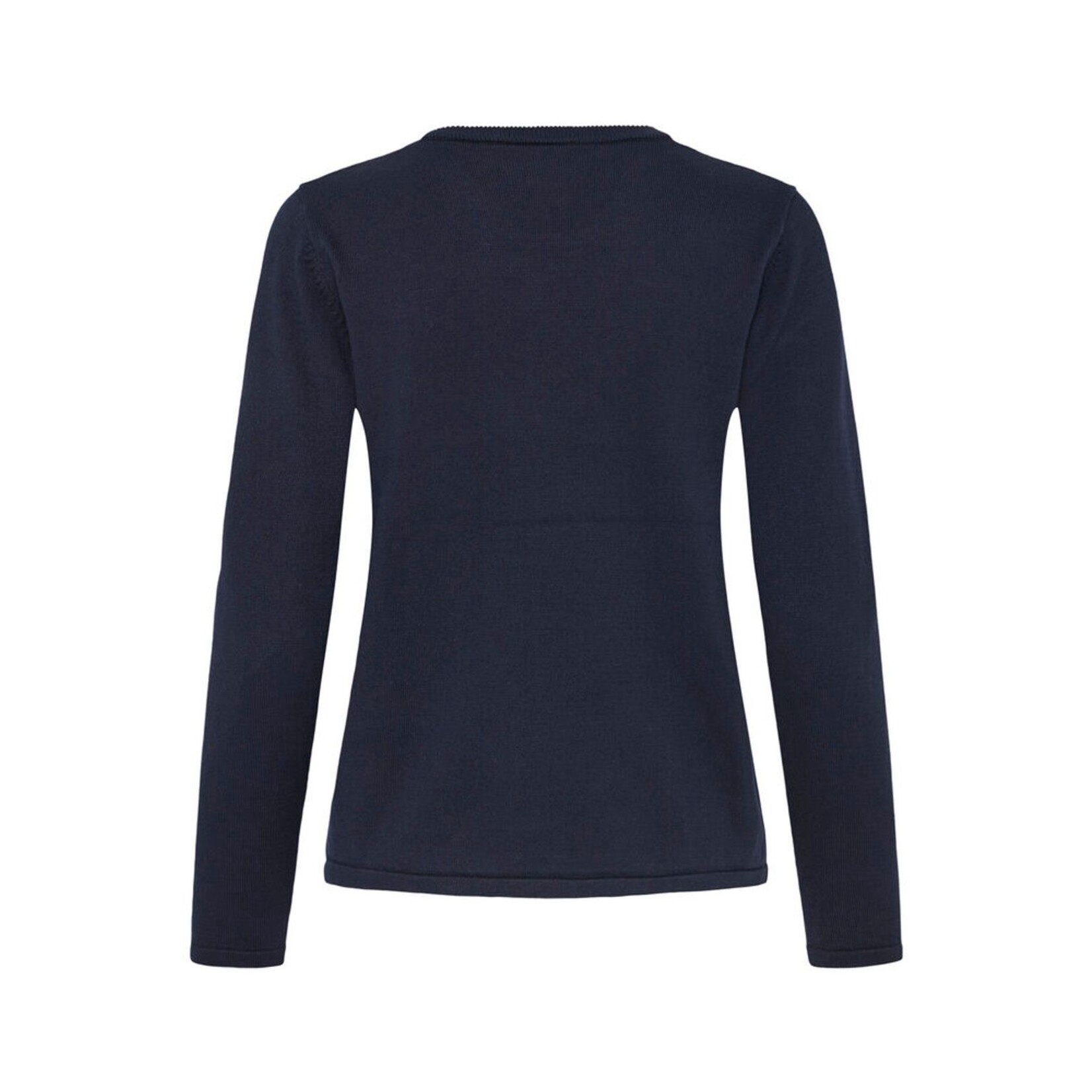 ICHI Ihluls LS top gebreid navy