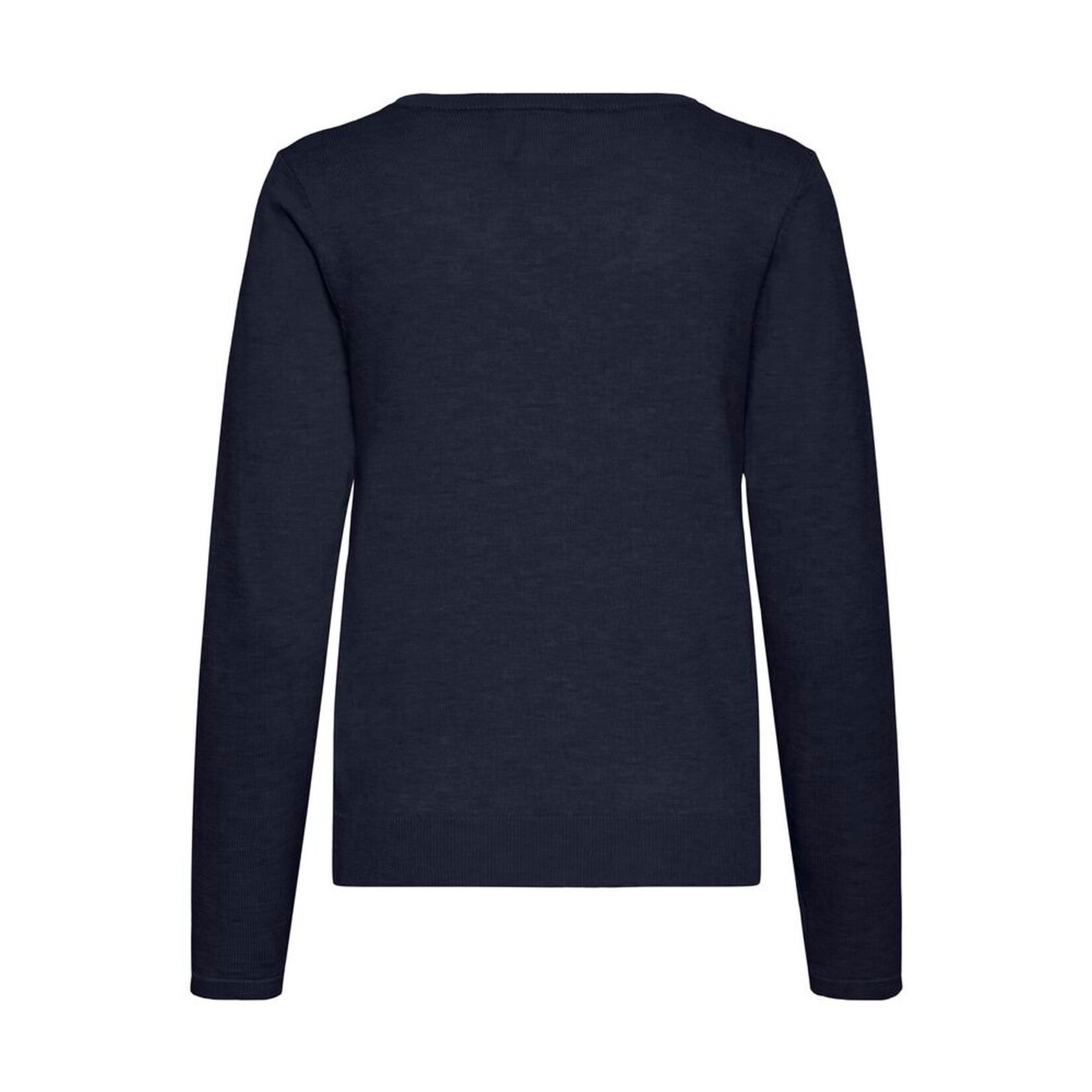 ICHI Ihluls V hals LS top gebreid navy