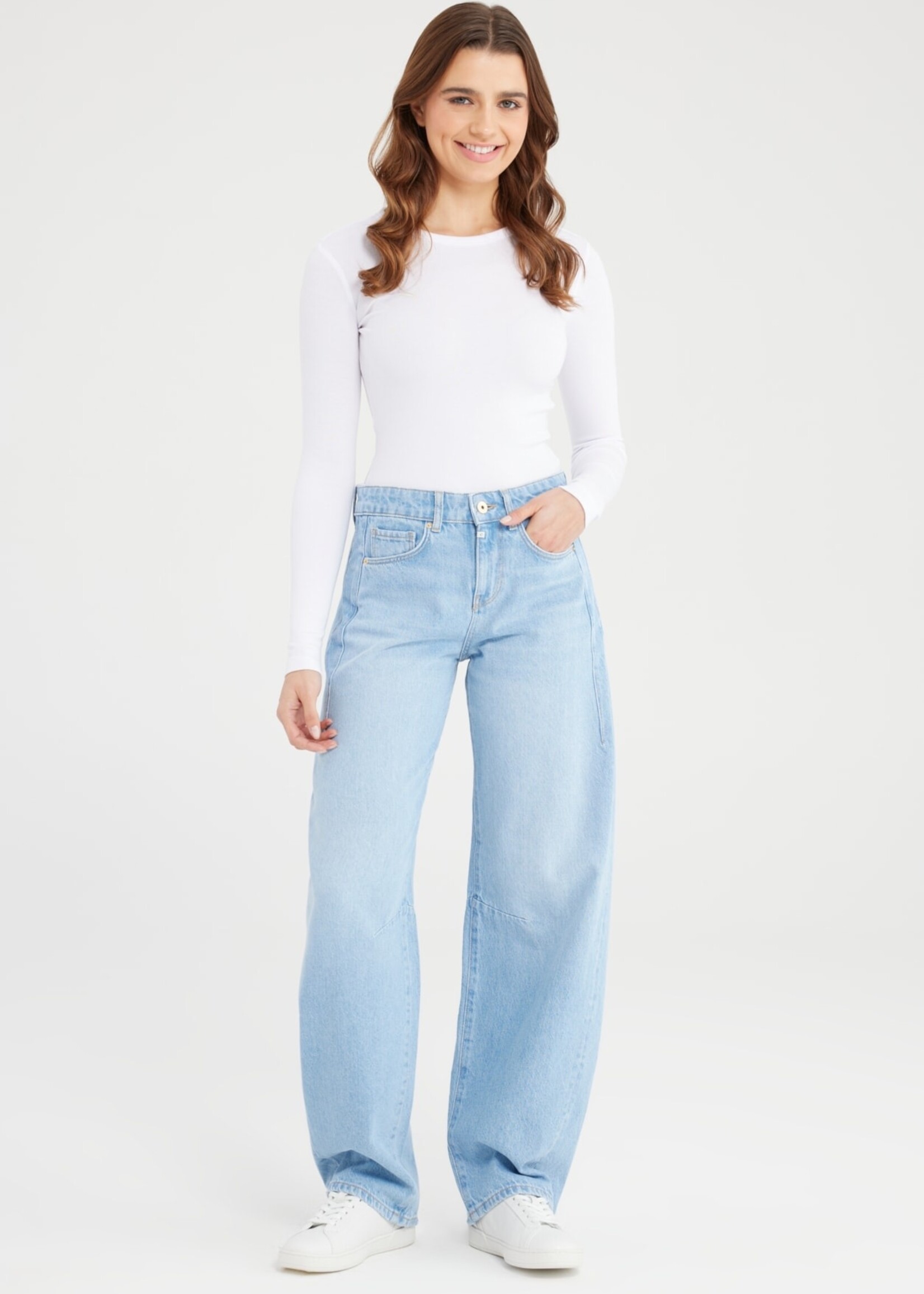 C.O.J. COJ Clara Ballon jeans licht blauw