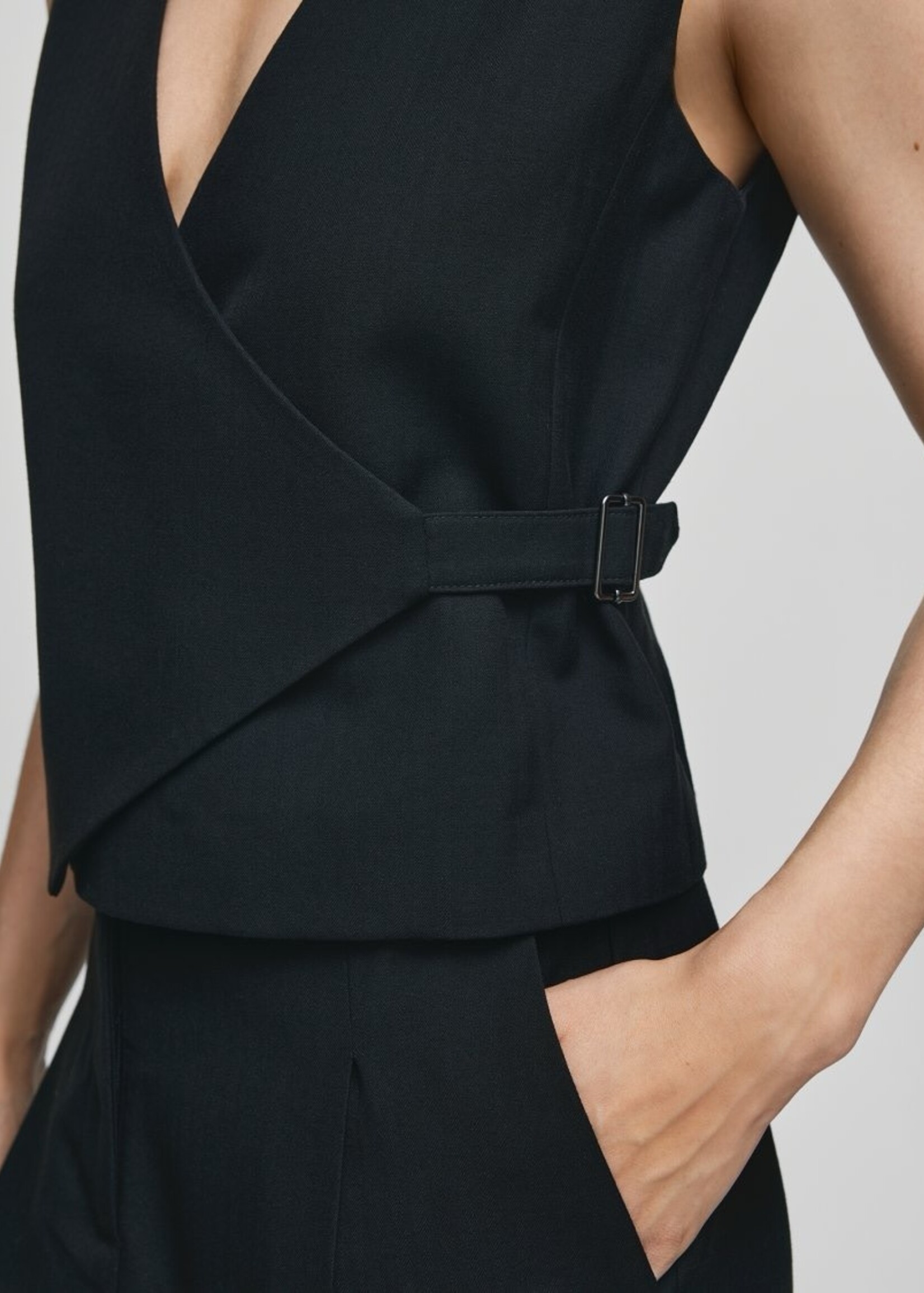 Moss Copenhagen Macy Michelle gilet zwart