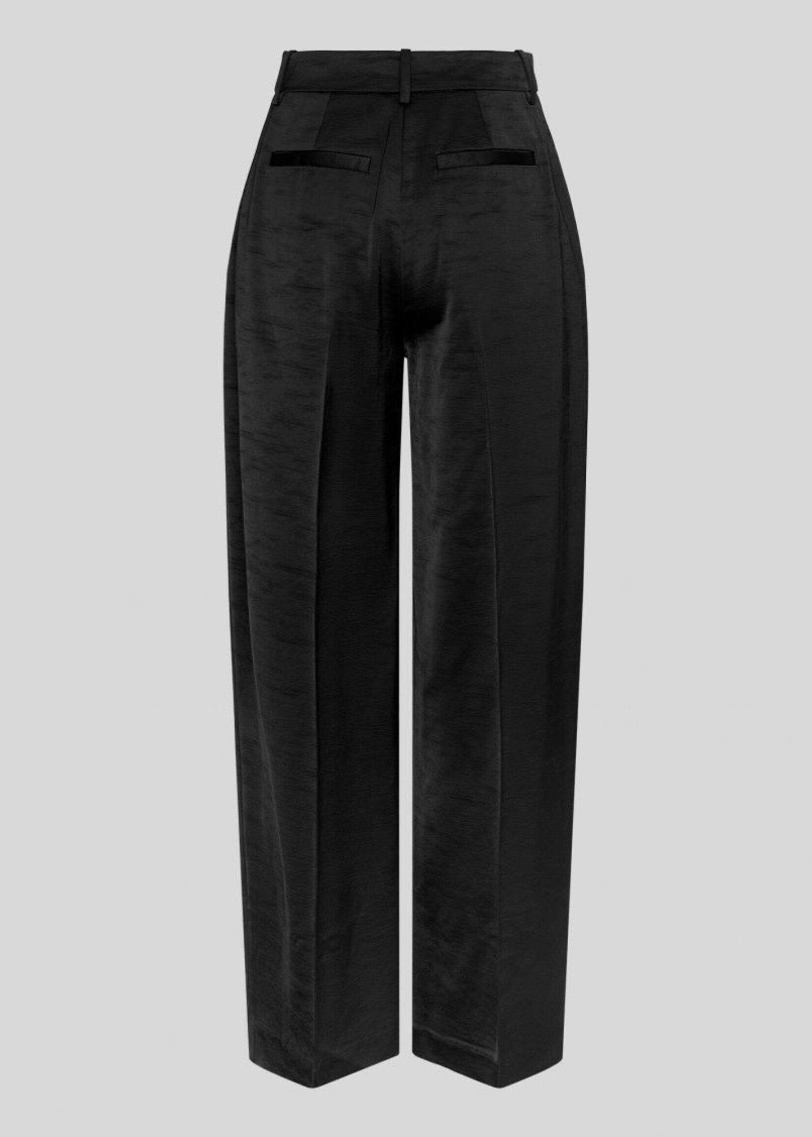 Moss Copenhagen Spencer HW wide pants zwart