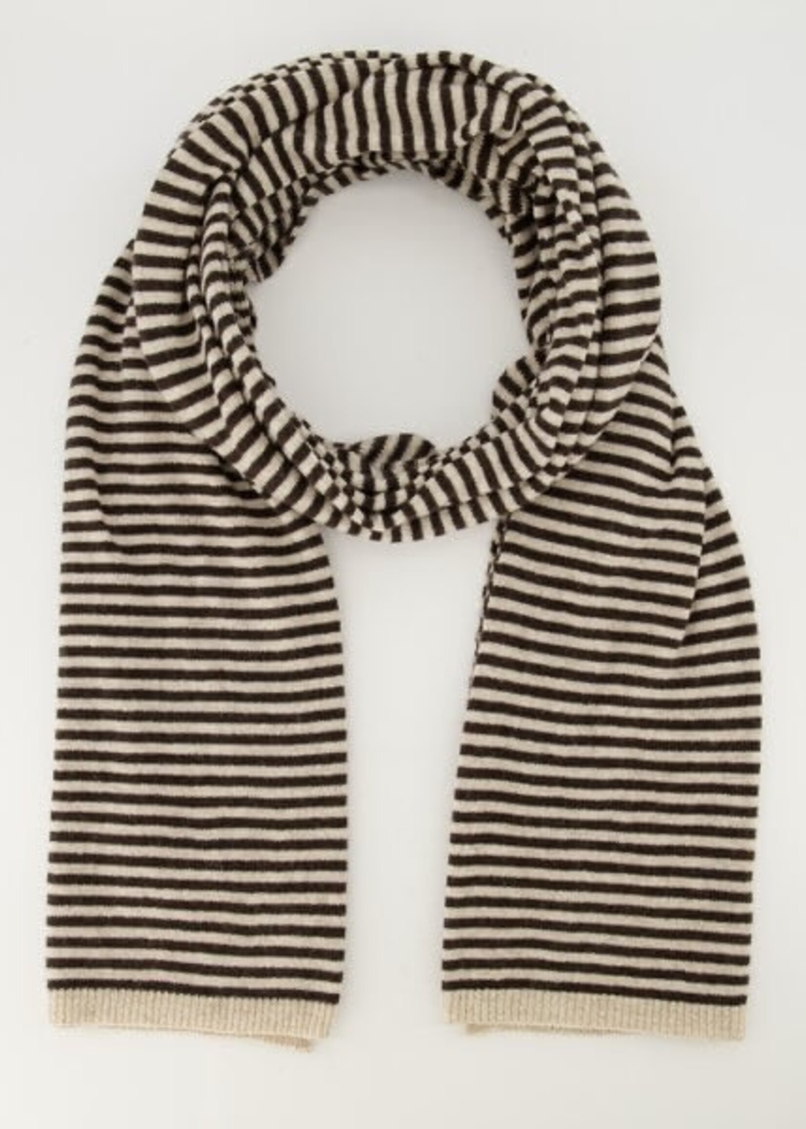 Sjaal Cassy streep bruin