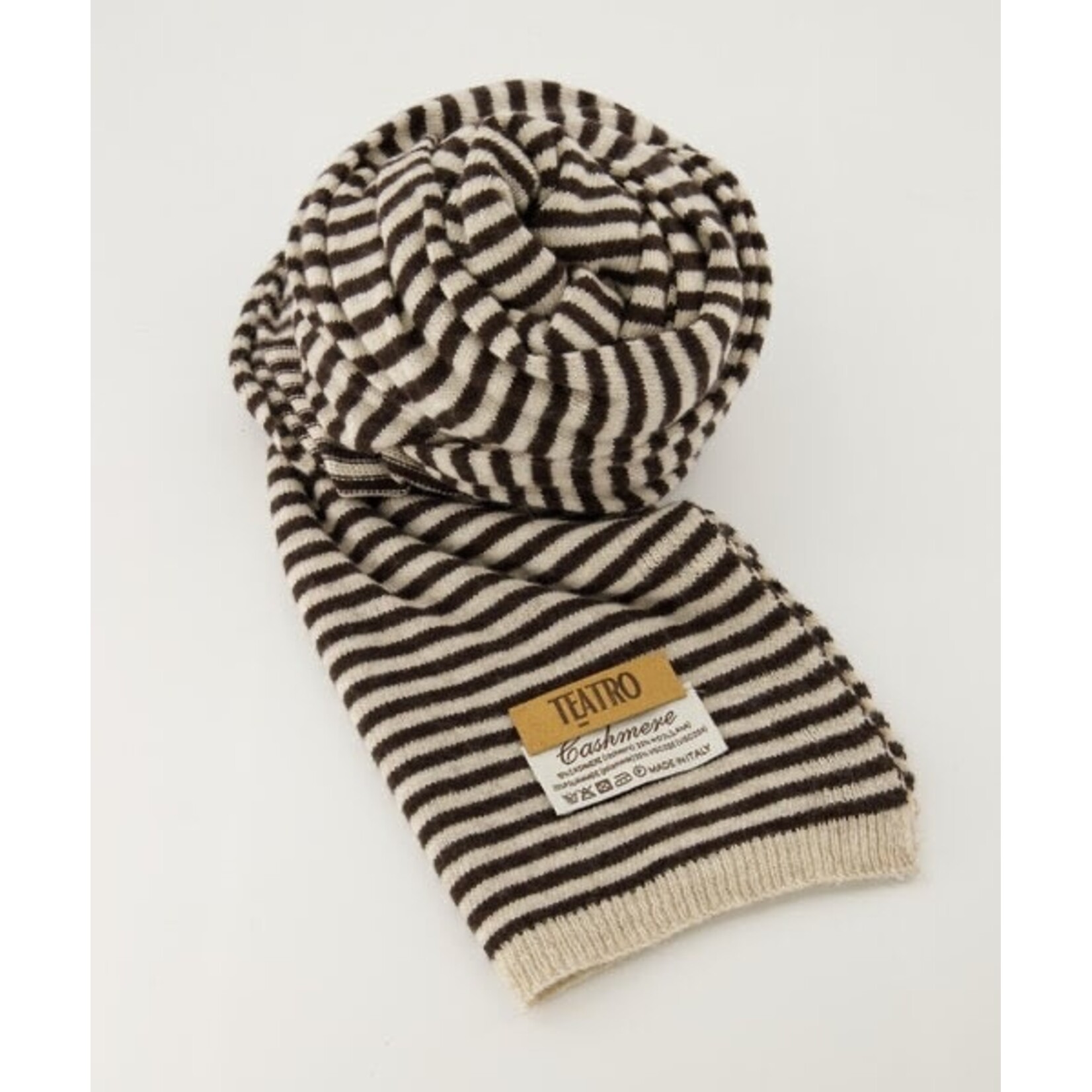 Sjaal Cassy streep bruin