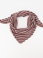 Sjaal Kaia streep bordeaux