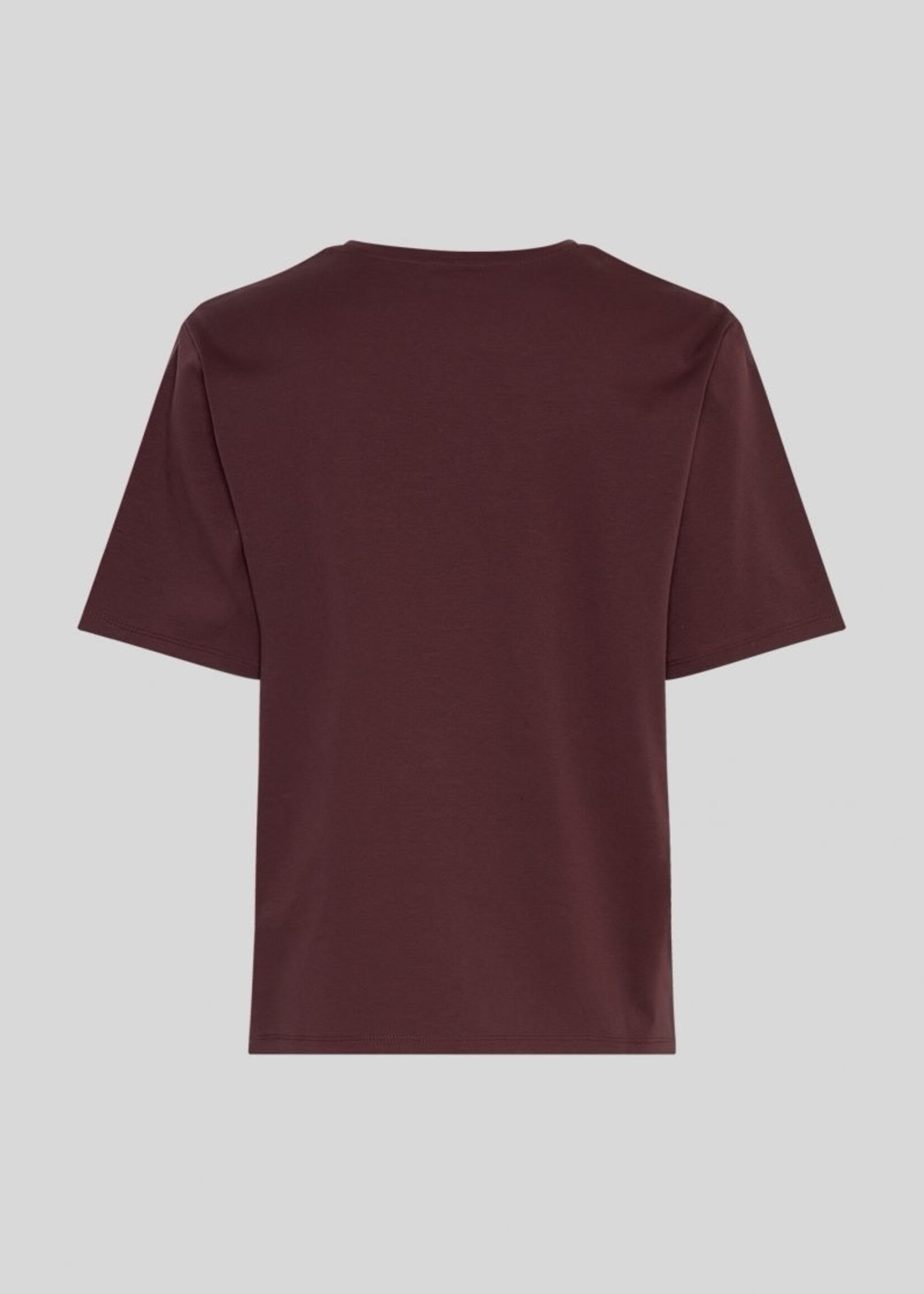 Moss Copenhagen Melea Icon Tee bordeaux