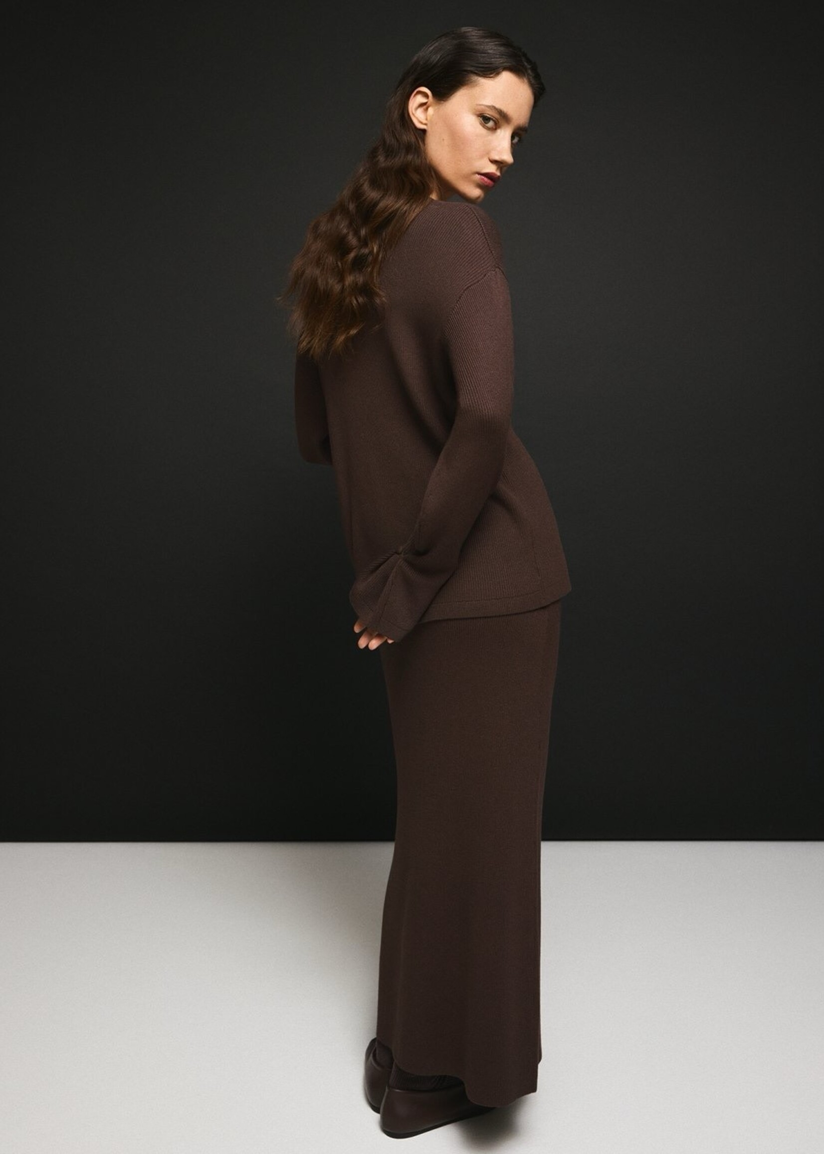 Moss Copenhagen Trui Elfrida bruin