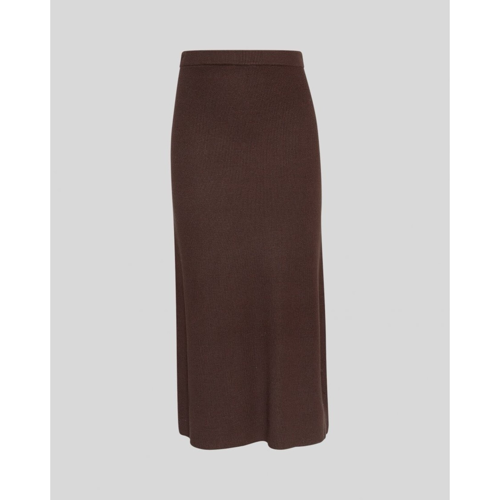 Moss Copenhagen gebreide rok Elfrida bruin